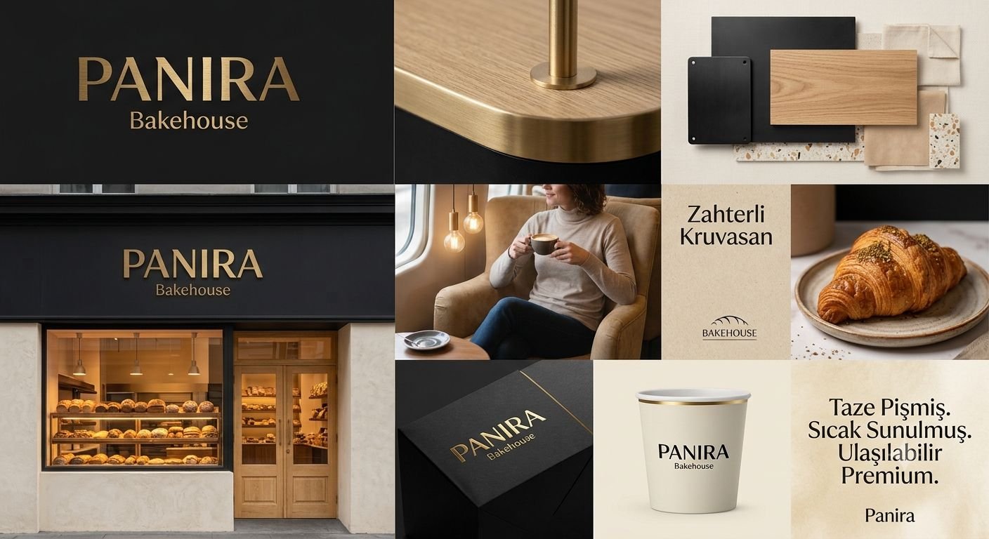 Panira logo ve marka panosu